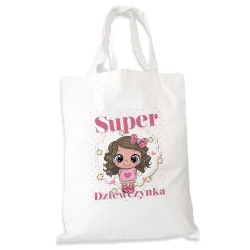 Torba na zakupy dla DZIEWCZYNY Super Dziewczynka